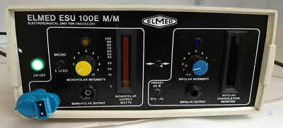 Elmed ESU 100E M/M Electrosurgical Unit w/ Foot Pedal