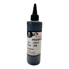 Black Edible Ink Refill Kit for Canon Epson Brother Printers 250ml Ink Bottle