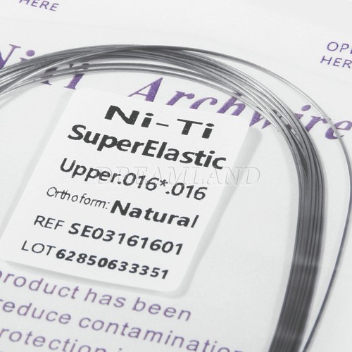 Confezione 10 Filo Arco Niti Super Elastico Ortodontico Rettangolare Natura SKYSEA Dentale - Foto 9 di 35