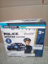 Joycover POLICE OFFICER Costume size L age 3-12