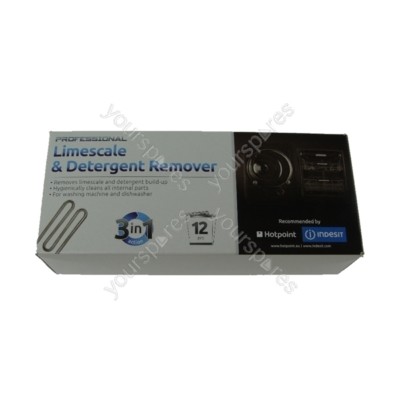 Genuine Limescale & Detergent Remover - Pack Of 12 For Hotpoint Washing Machines 5057285317670 - Foto 2