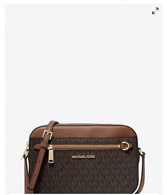 バッグ Michael Kors Michael Kors Jet Set Crossbody Bag Shoulder with Large Zip Chain