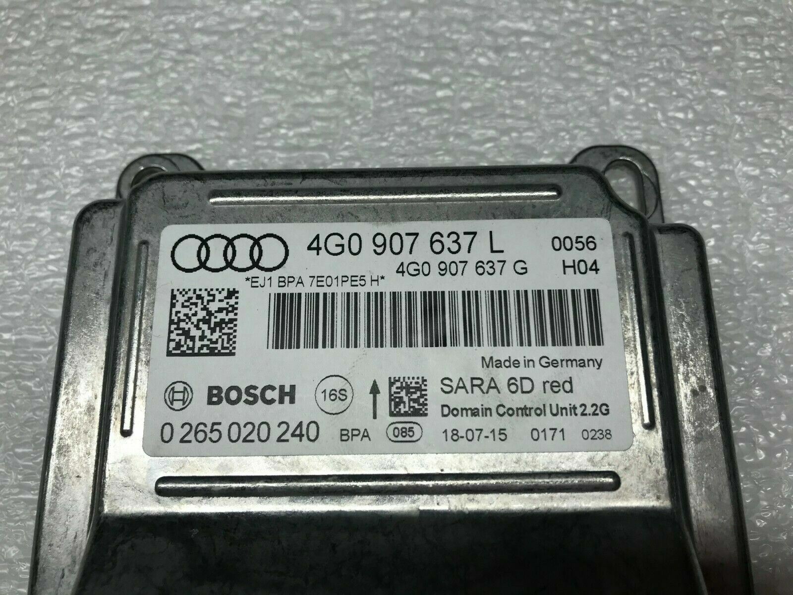 LAMBORGHINI HURACAN LP580 YAW RATE CONTROL MODULE OEM 4G0907637L