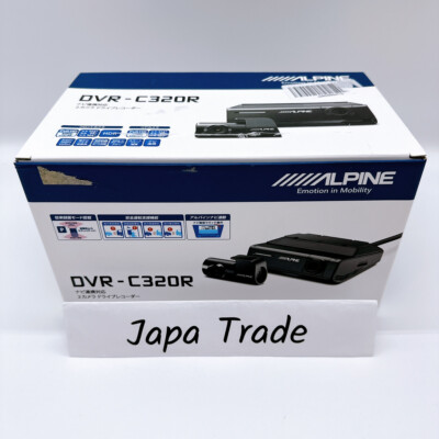 ALPINE DVR-C320R 2-Kamera Drive Recorder Front and Rear HD Dash Cam Black Box