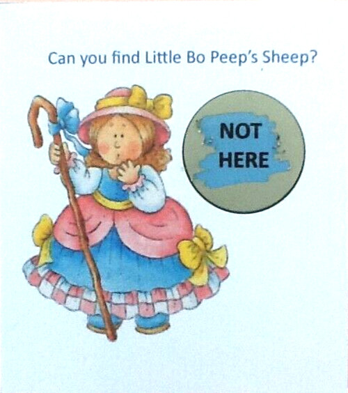 Baby Shower Scratch Off Game, Nursery Rhyme Game 20 Ct.