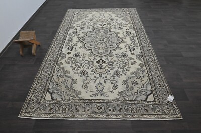 Oushak Türkisch Vintage Teppich 6x10 Kelim Rug Anatolisch Handarbeit Boho Dek...