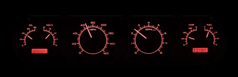 Dakota Digital 1964-67 GTO Lemans Tempest sistema de calibre analógico VHX-64P-GTO-S-R Foto 2 de 4