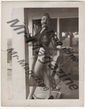 Blonde Lingerie Model 4"x5" Photo Vintage Sexy Cheesecake Risqué Pinup QJ-10