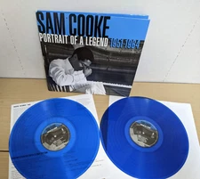 Sam Cooke - Portrait Of A Legend Exclusive Limited Edition Blue Color Vinyl 2LP