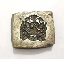 Vintage Bronze Jewelry Die Mold/Mould India Hand Engraved For Jewellery Making