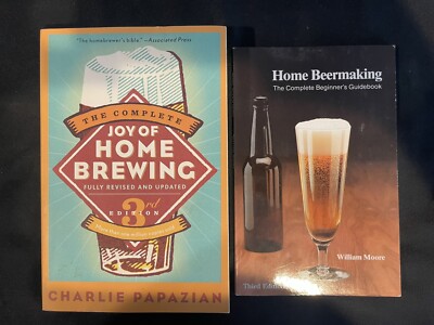 Lot of 2 Home Brewing Books Home Beermaking & The Complete Joy of Home Brewing