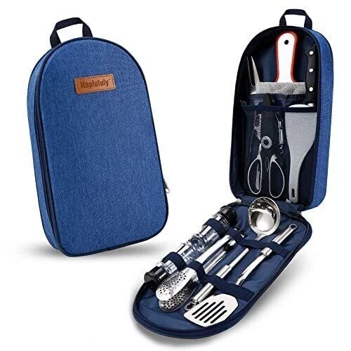 Camping Kitchen Equipment Camping Cooking Utensils SetPortable PicnicCookware(B8