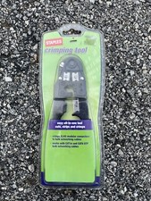 NEW Staples Crimping Tool RJ45 Cat 5e / Cat 6 All In One Cuts Strips Crimps Tool