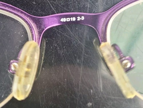 Juicy Couture Damen Lila Grün Brille Brillengestell JU108 OJJQ Halbrand 130 - Bild 3 von 5