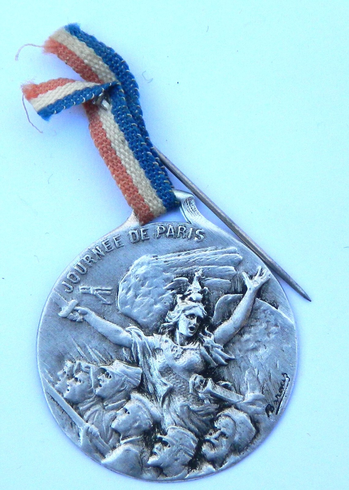 Carte Médaille Journée De Paris Par Bargas – Ancienne Et Originale