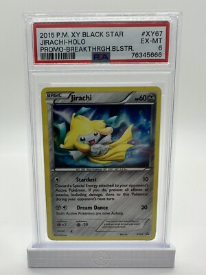 2015 Pokémon XY Jirachi Breakthrough Blister Promo XY67 EX-MT PSA