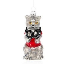 Dj Cat Ornament Glass Ornament 100 Exclusive from Major Dept Store