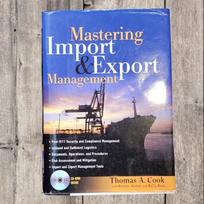Mastering Import and Export Management by Thomas A. Cook Hardcover Book 