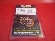 Call of Duty WWII Activision GameStop Pre-Release Lanyard Tag No lanyard 
