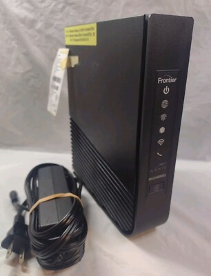 ARRIS Frontier NVG468MQ Ethernet Voice Wi-Fi Modem Router With Power Adapter 