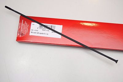 Raggio Fulcrum Racing 5 Posteriore Destro &ndash; Nero Con Nipplo Rosso &ndash; 280mm &ndash; FUR5218