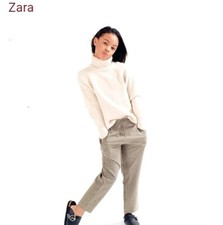 ZARA KIDS STRAIGHT FIT PLAID PANTS