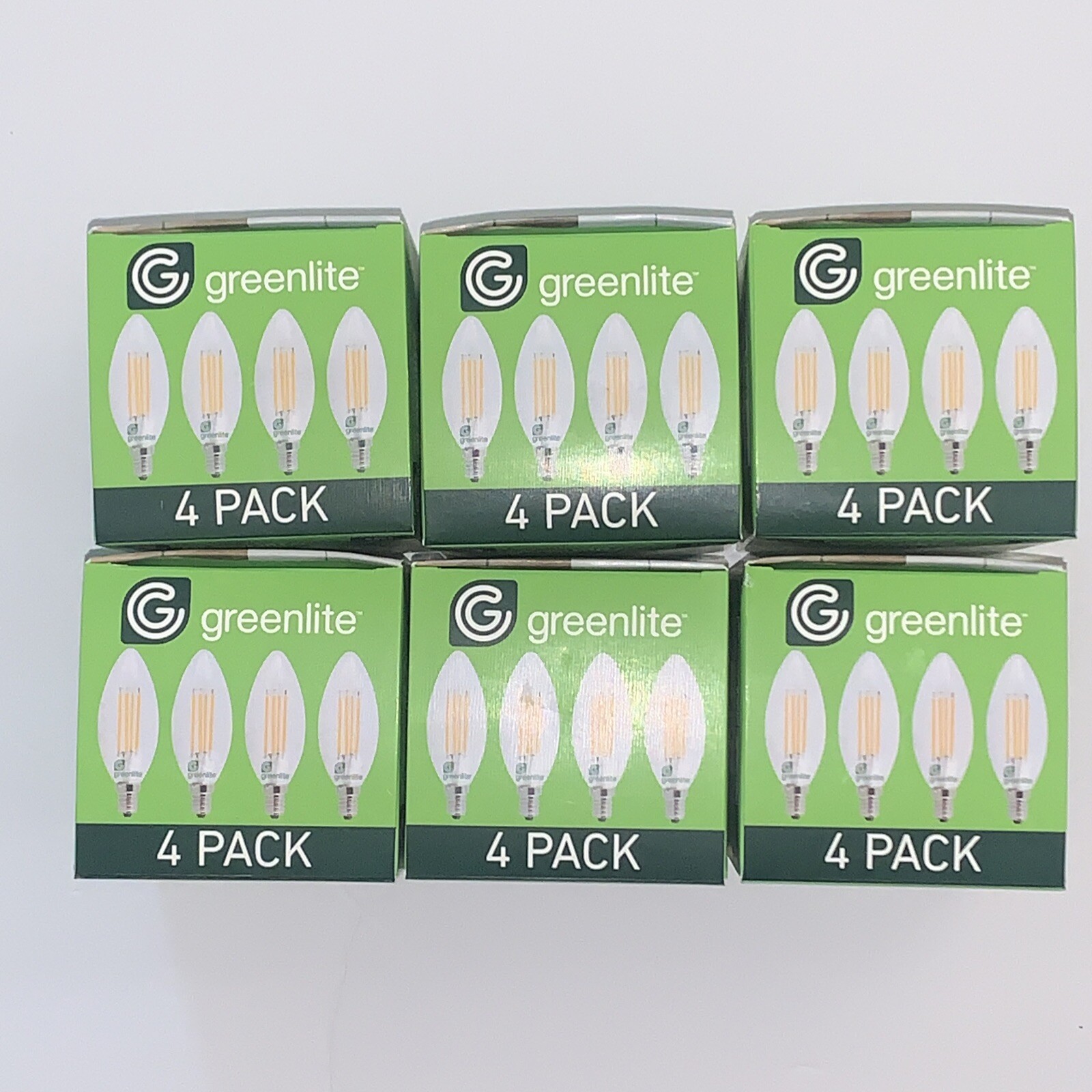 24 GreenLite LED B10 Chandelier 40W Equivalent 4W Bulbs 2700K Soft White E12 eBay