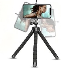 Portable Flexible Mini Tripod Stand w/ 360 Ball Head Phone Mount, 6.7 Tall