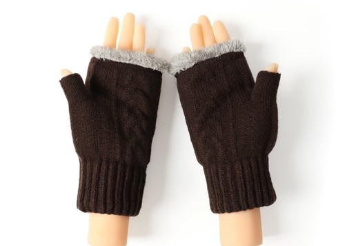 TARRAMARRA® Winter Gloves Fingerless Double-layer Warm Gloves - Picture 28 of 38