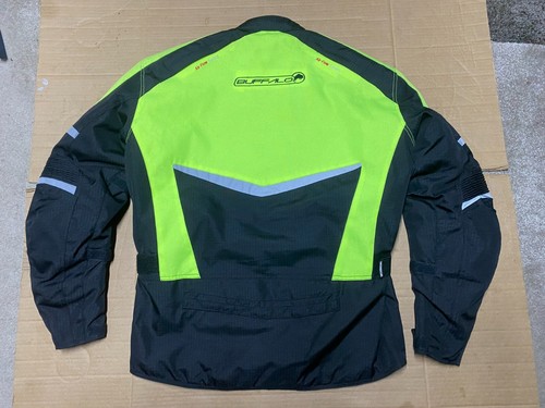 BUFFALO ALPINE Mens Textile Motorbike Motorcycle Jacket UK 45"- 46" Chest (H70) - Picture 7 of 24