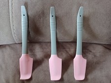 Reusable Silicone Waxing Spatulas Non-stick Hair Removal Sticks Pink Lot of 3
