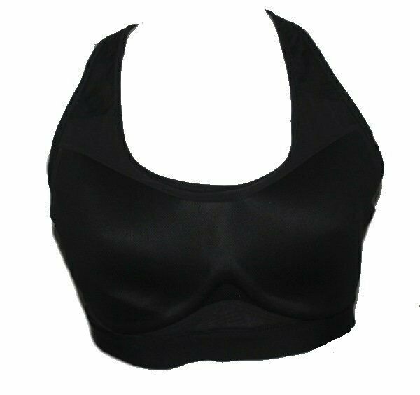 Damen Sport Bh Reebok DH2348 Schwarz Hero Power Bra Gr. L 42 Neu-image