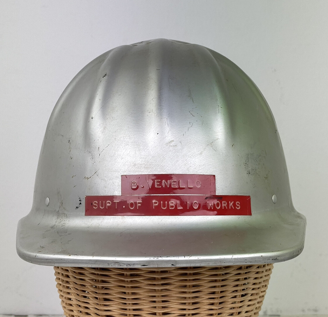 Vintage MSA McDonald T Mine Aluminum Cap Hard Hat Helmet MSA