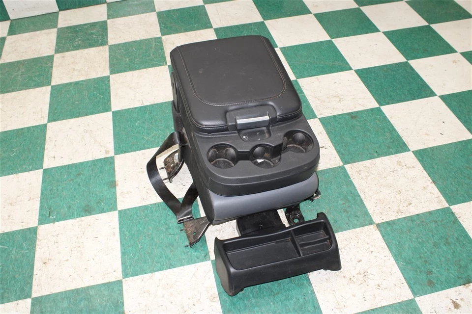 22' RAM 2500 Gray Vinyl Front Jumpseat Center Console Armrest Lid Assembly Trim Foto 3 de 4