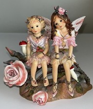 The Leonardo Collection Figurine Rose Petal Faeries By Christine Haworth VGC