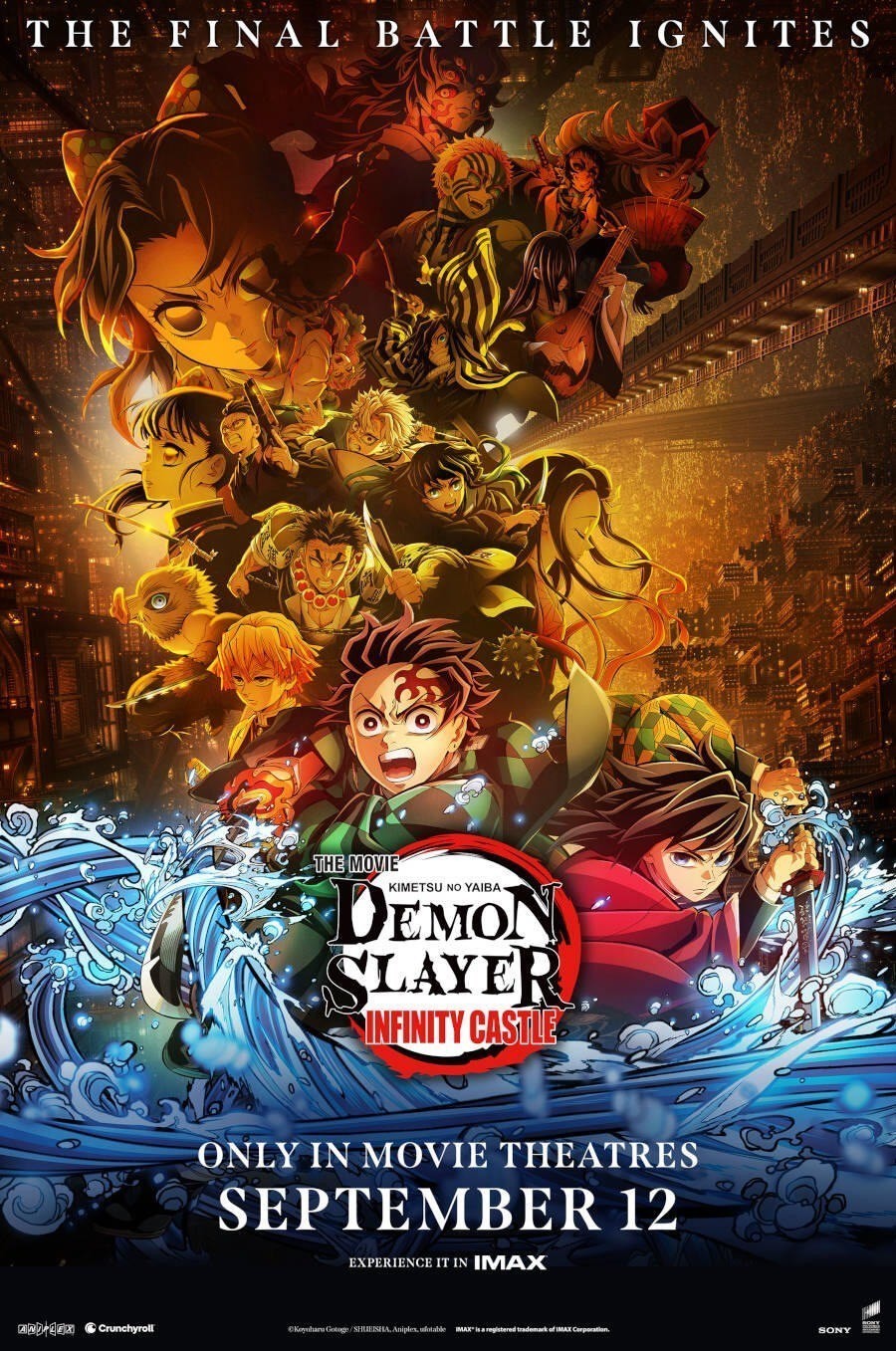Demon Slayer Kimetsu No Yaiba Infinity Castle 2025 Poster