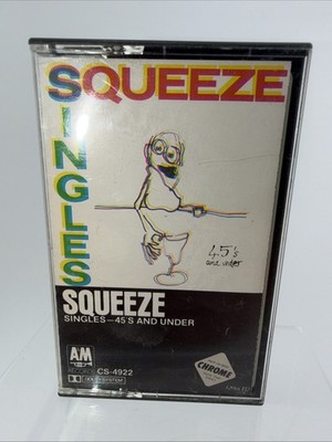 Squeeze Singles 45s and Under Cassette Tape 1982 A & M Records
