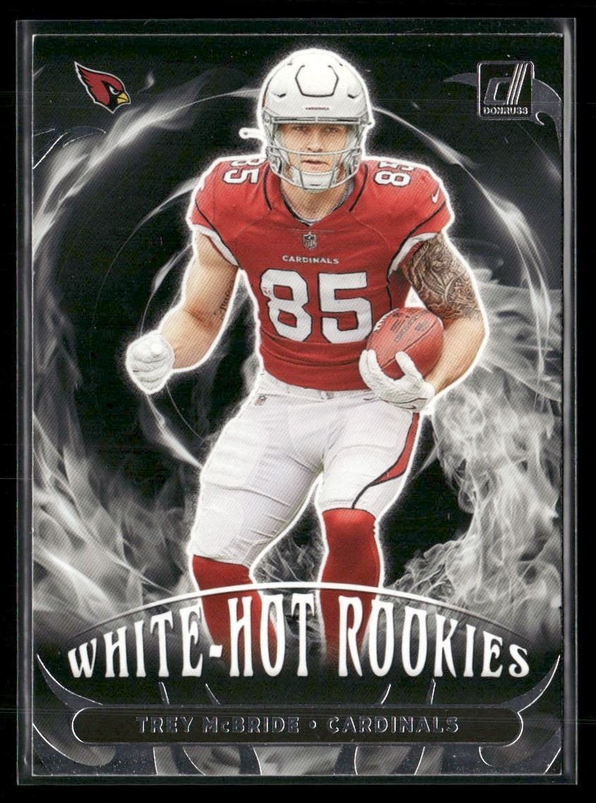 Trey McBride Rookie 2022 Donruss White Hot Rookies Arizona Cardinals #WHR-10