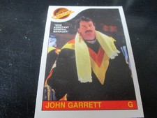 JOHN GARRETT    (vancouver canucks -G)   1985/86  o-pee-chee  card #220  nr/mint