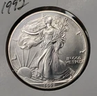 1992 American Silver Eagle 1 oz .999 Fine Silver Uncirculated