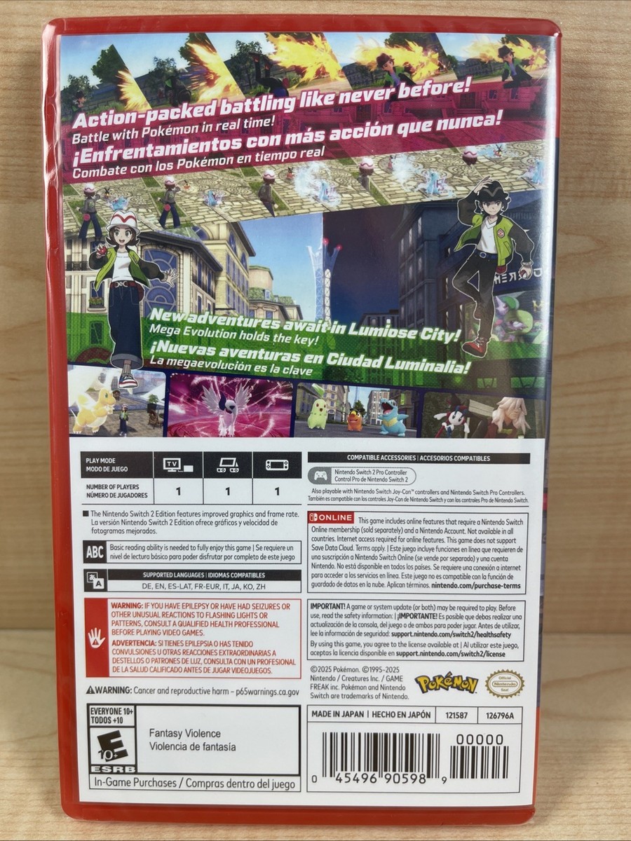 Pokemon Legends: Z-A - Nintendo Switch 2 45496905989| eBay