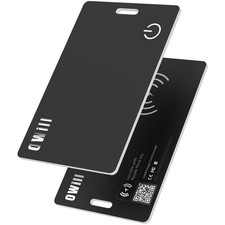 OWill 2 mm Ultra-Thin Wallet Tracker Card, IP68 Wireless Rechargeable