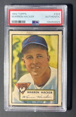 Warren Hacker #324 card