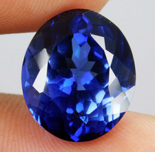 11.10 Ct Natural Ceylon Blue Sapphire Oval Cut Loose Gemstone Certified AAA 
