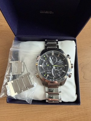 CASIO EDIFICE EQB-500D-1AJF  Bluetooth Tough Solar USED, all links! USA Seller