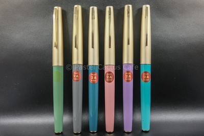 Pilot F ''2A'' EF Nib Fountain Pen 1970s Vintage NOS Rare Collectible Pastel Color