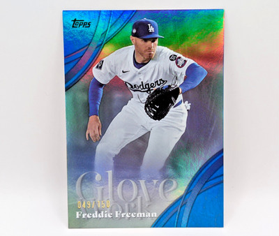 2026 Topps Glove Work Blue Foil #GW-29 Freddie Freeman /150