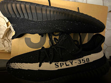 adidas Yeezy Boost 350 V2 Men's Low Top Sneakers Black/White Colorblock
