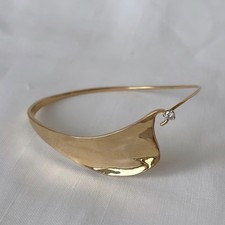 1970's 14K Yellow Gold  Diamond Bracelet