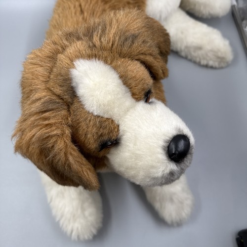 Large St Bernard Dog Plush 24" Realistic Stuffed Animal By Yomiko Russ Berrie - Picture 12 of 15